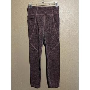 Joy Lab Women's High-Rise Brushed Jersey Crop 7/8 Leggings Size XS Pink